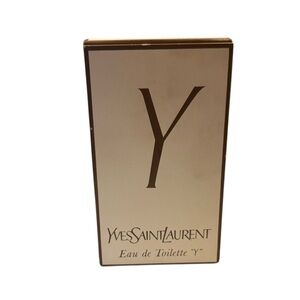 VINTAGE YVES SAINT LAURENT Eau De Toilette "Y" BOX ONLY Read Description Prop